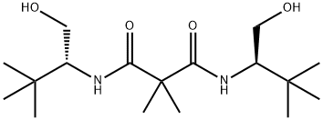 N1,N3-Bis[(1R)-1-(hydroxymethyl)-2,2-dimethylpropyl]-2,2-dimethylpropanediamide Structure