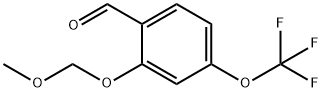 2-(Methoxymethoxy)-4-(trifluoromethoxy)benzaldehyde Structure