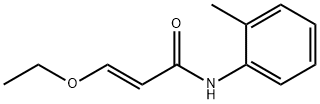 2-Propenamide, 3-ethoxy-N-(2-methylphenyl)-, (2E)- 구조식 이미지