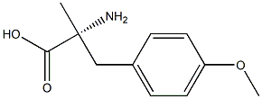 4-Methoxy-a-methyl-D-phenylalanine 구조식 이미지