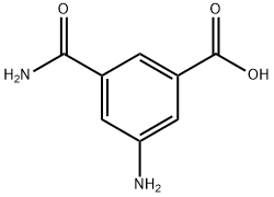 3-amino-5-carbamoylbenzoic acid Structure