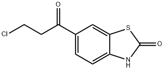 6-(3-chloropropanoyl)benzo[d]thiazol-2(3H)-one 구조식 이미지