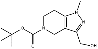 Tert-Butyl 3-(Hydroxymethyl)-1-Methyl-6,7-Dihydro-1H-Pyrazolo[4,3-C]Pyridine-5(4H)-Carboxylate Structure