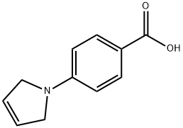 4-(2,5-dihydro-1H-pyrrol-1-yl)benzoic acid Structure