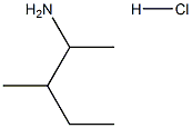 3-methylpentan-2-amine hydrochloride Structure