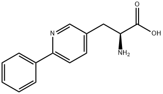 (S)-2-amino-3-(6-phenylpyridin-3-yl)propanoicacid Structure