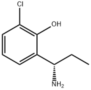 2-((1S)-1-AMINOPROPYL)-6-CHLOROPHENOL Structure