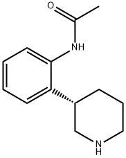 (S)-N-(2-(piperidin-3-yl)phenyl)acetamide Structure