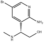(R)-2-(2-amino-5-bromopyridin-3-yl)-2-(methylamino)ethan-1-ol Structure