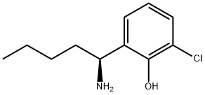 2-[(1S)-1-AMINOPENTYL]-6-CHLOROPHENOL Structure