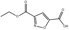 3-(ethoxycarbonyl)-1,2-oxazole-5-carboxylic acid 구조식 이미지