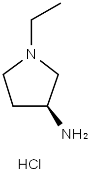 (3S)-1-ethylpyrrolidin-3-amine dihydrochloride 구조식 이미지