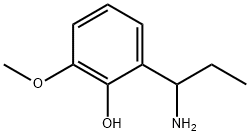 2-(1-AMINOPROPYL)-6-METHOXYPHENOL Structure