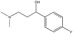 3-(DIMETHYLAMINO)-1-(4-FLUOROPHENYL)PROPAN-1-OL Structure