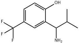 2-(1-AMINO-2-METHYLPROPYL)-4-(TRIFLUOROMETHYL)PHENOL Structure