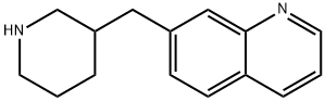 Quinoline, 7-(3-piperidinylmethyl)- Structure