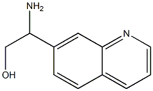 2-AMINO-2-(QUINOLIN-7-YL)ETHAN-1-OL Structure