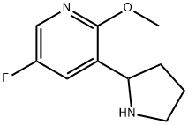 5-fluoro-2-methoxy-3-(pyrrolidin-2-yl)pyridine Structure