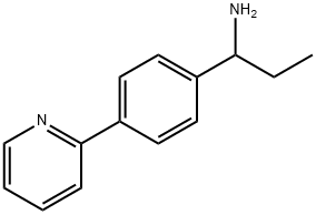 1-[4-(PYRIDIN-2-YL)PHENYL]PROPAN-1-AMINE Structure