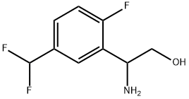 2-AMINO-2-[5-(DIFLUOROMETHYL)-2-FLUOROPHENYL]ETHAN-1-OL Structure