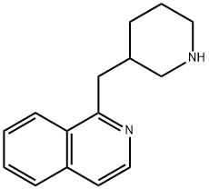 Isoquinoline, 1-(3-piperidinylmethyl)- Structure