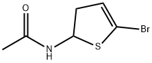 N-(5-bromo-2,3-dihydrothiophen-2-yl)acetamide 구조식 이미지