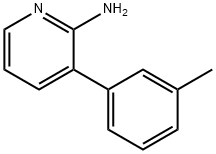 2-AMINO-3-(3-TOLYL)PYRIDINE 구조식 이미지