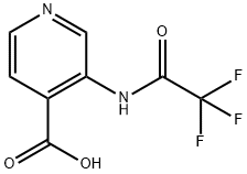 3-(trifluoroacetamido)pyridine-4-carboxylic acid Structure