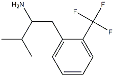 3-METHYL-1-[2-(TRIFLUOROMETHYL)PHENYL]BUTAN-2-AMINE Structure