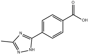 4-(5-methyl-4H-1,2,4-triazol-3-yl)benzoic acid Structure