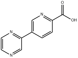 5-(pyrazin-2-yl)pyridine-2-carboxylic acid 구조식 이미지