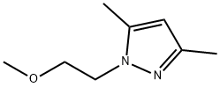 1-(2-methoxyethyl)-3,5-dimethyl-1H-pyrazole 구조식 이미지