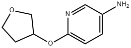 3-Amino-6-(tetrahydrofuran-3-yloxy)pyridine 구조식 이미지