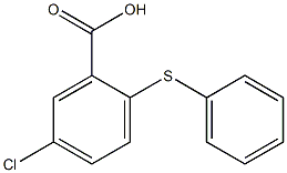 5-chloro-2-(phenylsulfanyl)benzoic acid Structure