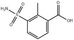 2-methyl-3-sulfamoylbenzoic acid Structure