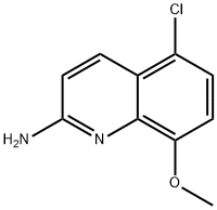 5-chloro-8-methoxyquinolin-2-amine Structure