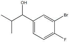 1-(3-bromo-4-fluorophenyl)-2-methylpropan-1-ol Structure