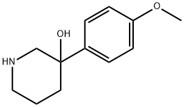 3-(4-methoxyphenyl)piperidin-3-ol Structure
