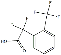 2,2-difluoro-2-[2-(trifluoromethyl)phenyl]acetic acid Structure