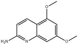 5,7-dimethoxyquinolin-2-amine 구조식 이미지