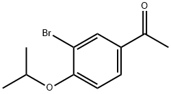 1-[3-Bromo-4-(propan-2-yloxy)phenyl]ethan-1-one Structure