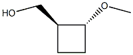 [trans-2-methoxycyclobutyl]methanol Structure