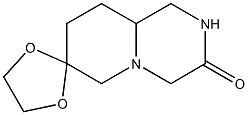 Hexahydrospiro[[1,3]dioxolane-2,7'-pyrido[1,2-a]pyrazin]-3'(2'H)-one Structure