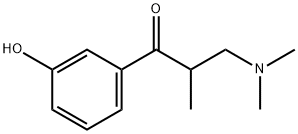 3-(Dimethylamino)-1-(3-hydroxyphenyl)-2-methyl-1-propanone Structure