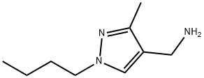 (1-butyl-3-methyl-1H-pyrazol-4-yl)methanamine 구조식 이미지