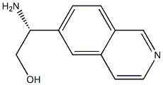 (R)-2-amino-2-(isoquinolin-6-yl)ethan-1-ol Structure