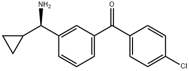 3-((1R)Aminocyclopropylmethyl)phenyl 4-chlorophenyl ketone Structure