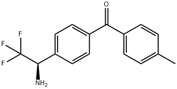 4-((1R)-1-Amino-2,2,2-trifluoroethyl)phenyl 4-methylphenyl ketone Structure