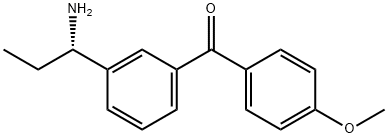 3-((1S)-1-Aminopropyl)phenyl 4-methoxyphenyl ketone Structure