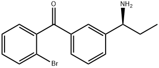 3-((1S)-1-Aminopropyl)phenyl 2-bromophenyl ketone Structure